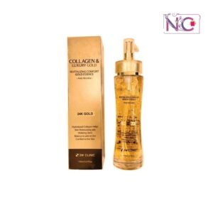 3W Clinic collagen and luxury revitalizing comfort 24K gold essence (150ml)