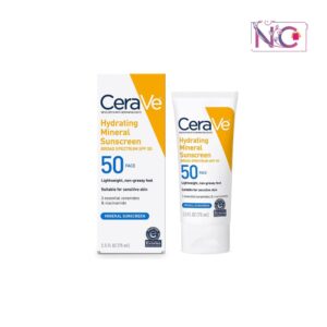 CeraVe Hydrating Mineral Face Sunscreen Broad Spectrum SPF 50 75 ml