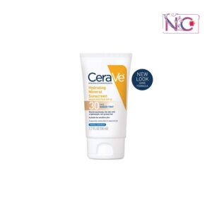 Cerave Hydrating Mineral Sunscreen SPF 30 Face Sheer Tint 50ml