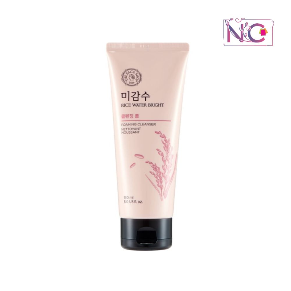 The Face Shop Rice Water Bright Foaming Nettoyant Moussant Cleanser 150ml